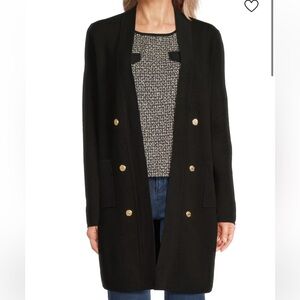 KARL LAGERFELD PARIS
Longline Open Front Cardigan